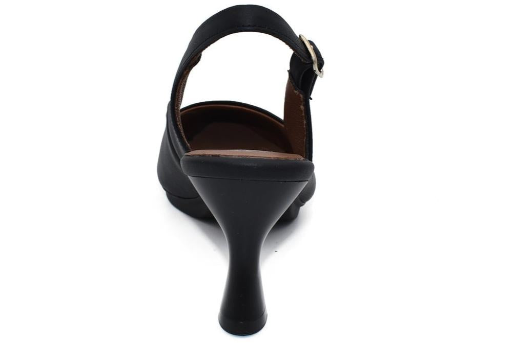 Zapatos de Tacón Destalonados Chamby 4241 Negro Mujer | Zapatos de fiesta elgante