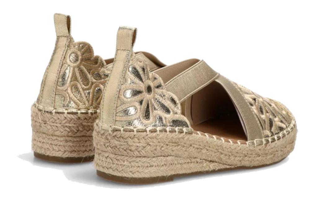 Alpargatas LAVANDA 20039 ETIKA para Mujer en Color Oro