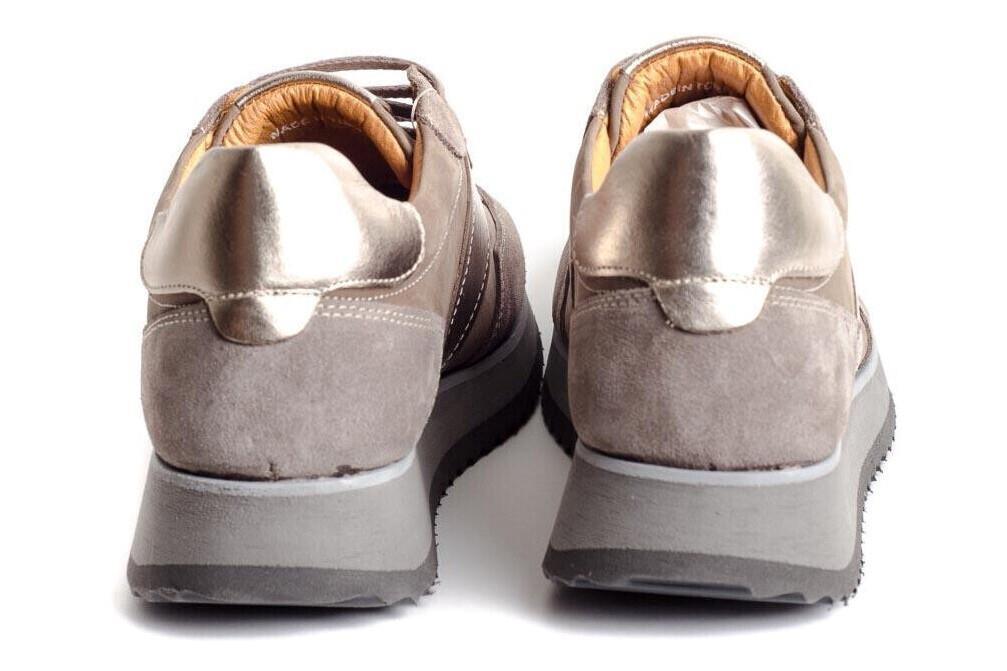 Zapatillas deportivas Walk & Fly 018-78 en taupe para mujer