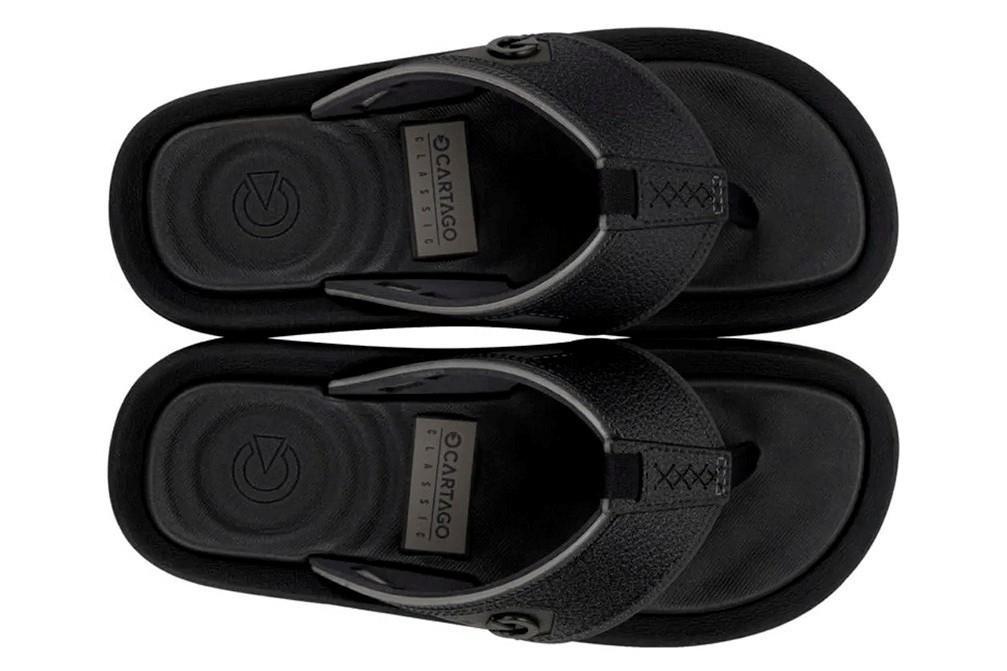 Chanclas de dedo Cartago Fiji V Thong AD en negro para hombre