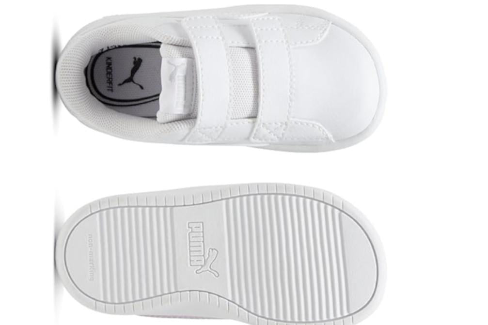 Zapatillas deportivas infantiles Puma 394254 08 Rickie Classic V Inf en blanco