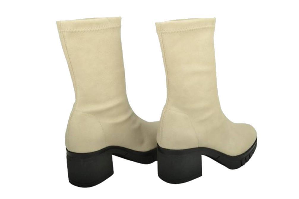 Botines Paula Urban Ada 04 en blanco para mujer