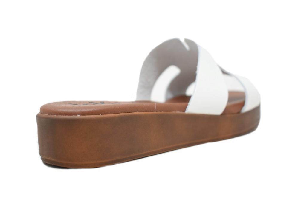 Sandalias con plataforma Tekila 36 en blanco para mujer