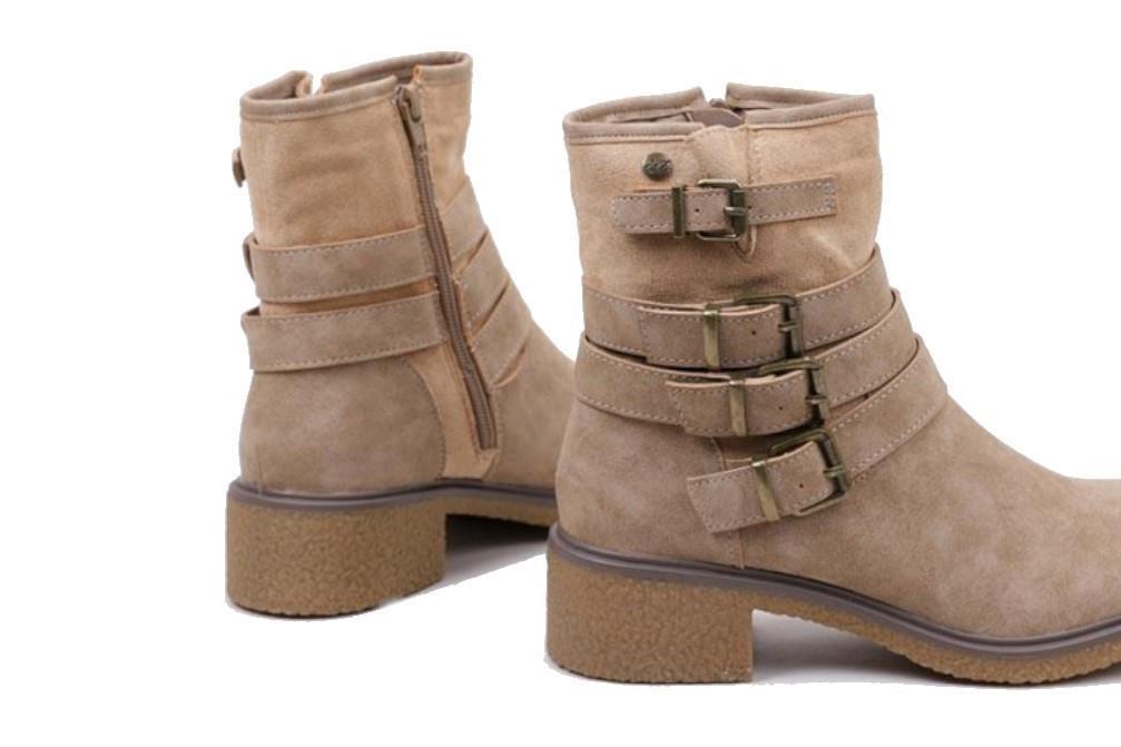 Botines Isteria 22222 en beige para mujer