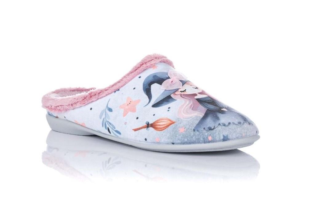 Zapatillas de casa niña Vulca-bicha 1295 estampado brujita