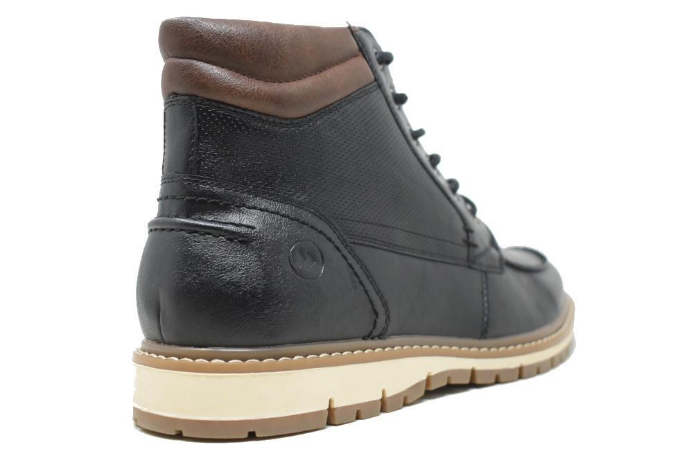 Botines Maraval con cordones M0513 en negro para hombre