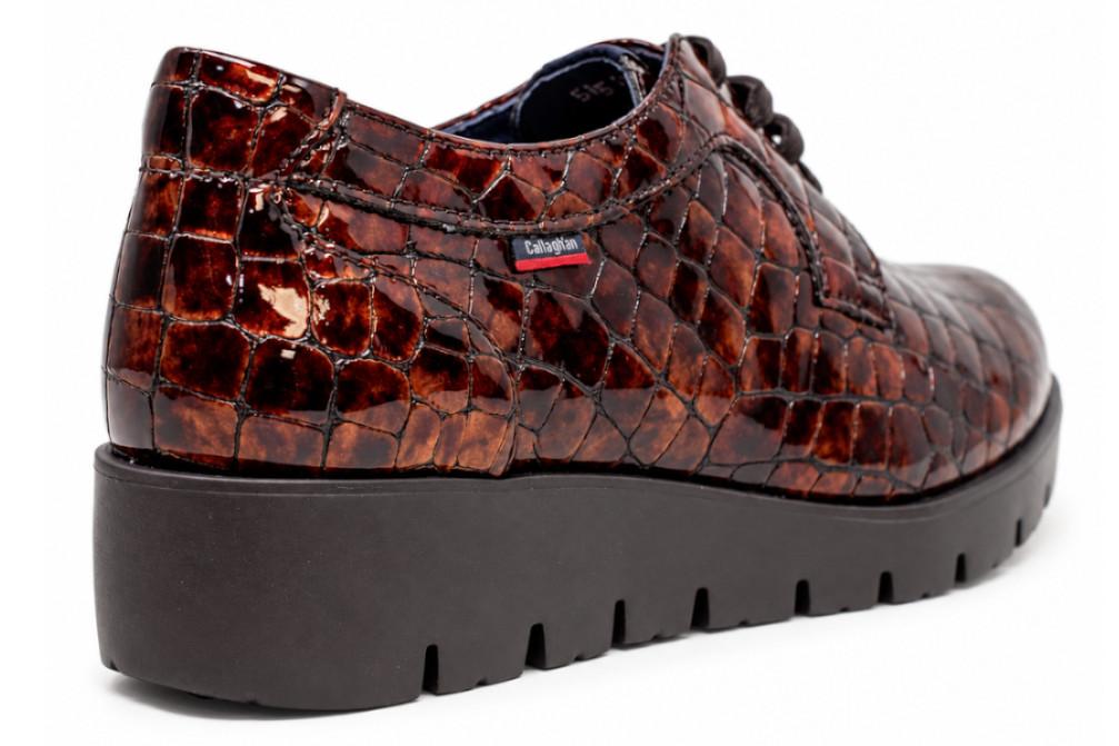 Zapatos de mujer Callaghan 58515 Creta Bari color cuero en piel