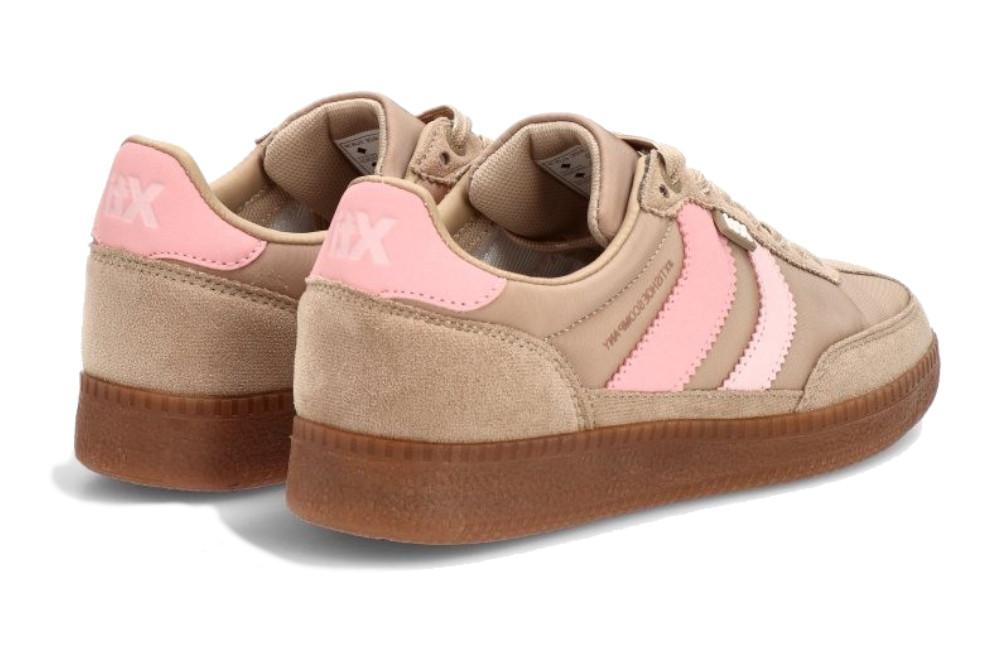 Zapatillas deportivas planas XTI 145052 en color beige para mujer