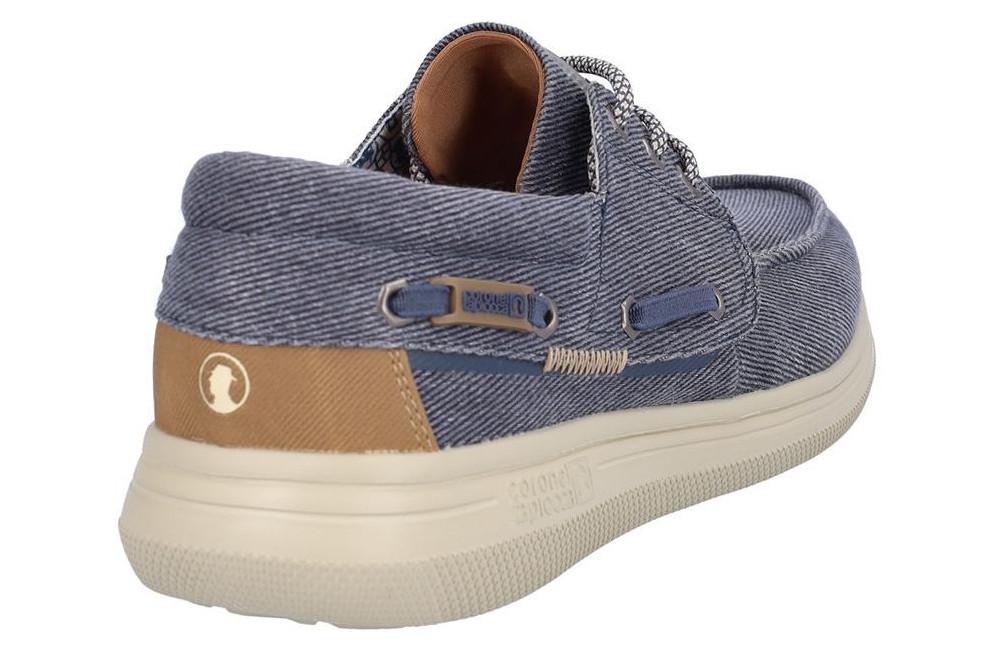 Zapatos Náuticos de lona Coronel Tapiocca T869-4 en azul marino para hombre