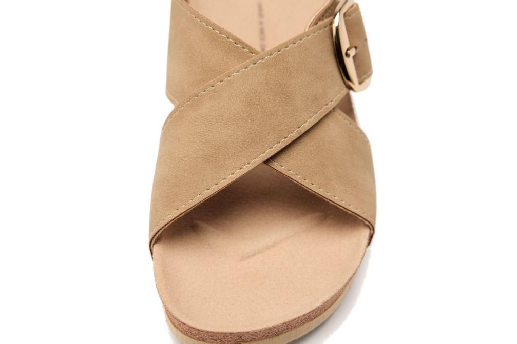 Sandalias bio Gioseppo WINN 74512 en taupe para mujer