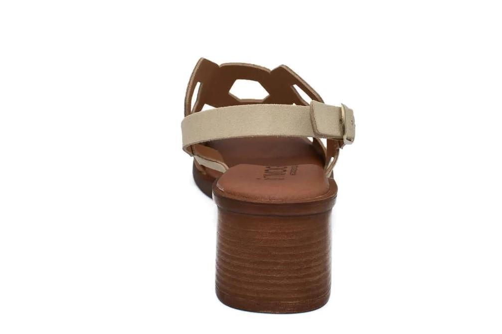 Sandalias de tacón In Vogue S3110 en beige para mujer