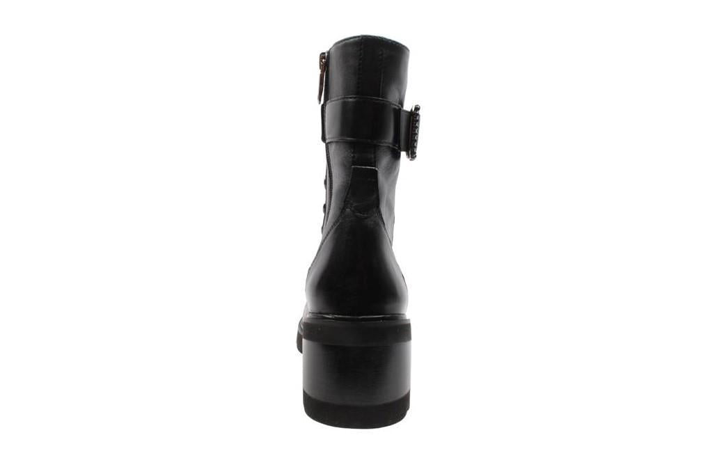 Botines militares Regarde Le Ciel Marcy 02 de color negro