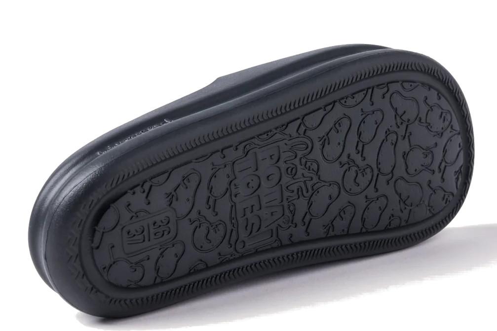 Chanclas Tipo Pala Gioseppo Gill 75545 Negras para Hombre con Plantillas Intercambiables