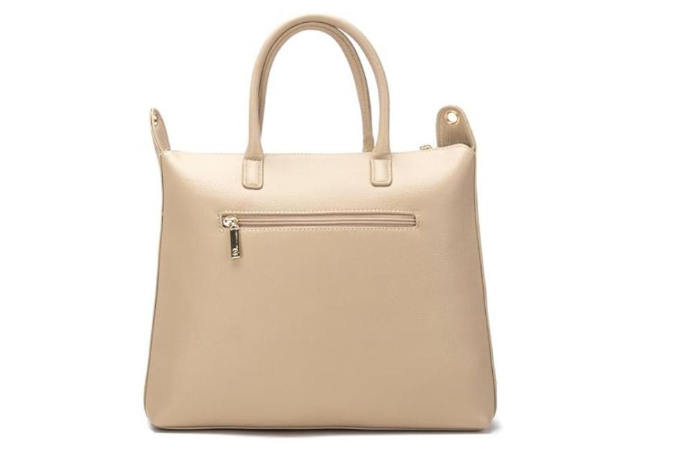 Bolso shopper Carmela 186202 en color beige