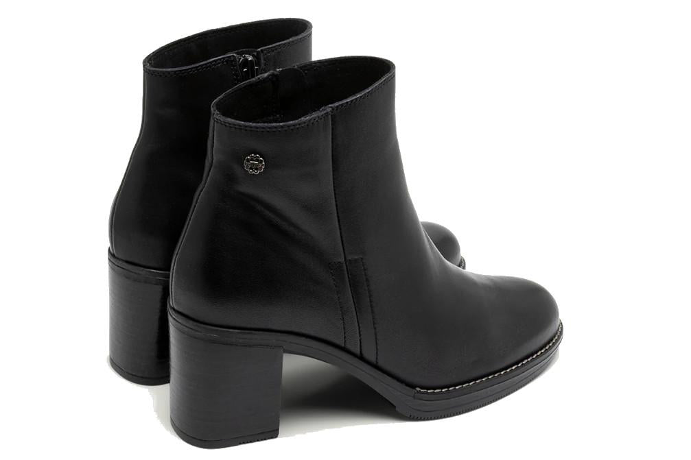 Botines con tacón Porronet Raina 4780-001 en negro
