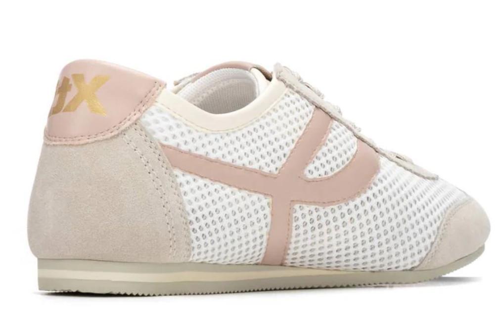 Zapatilla de mujer plana XTI 145229 textil con cordones ligera cómoda antideslizante