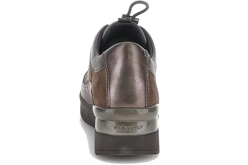 Zapatillas mujer Stonefly Cream 70 gris con strass
