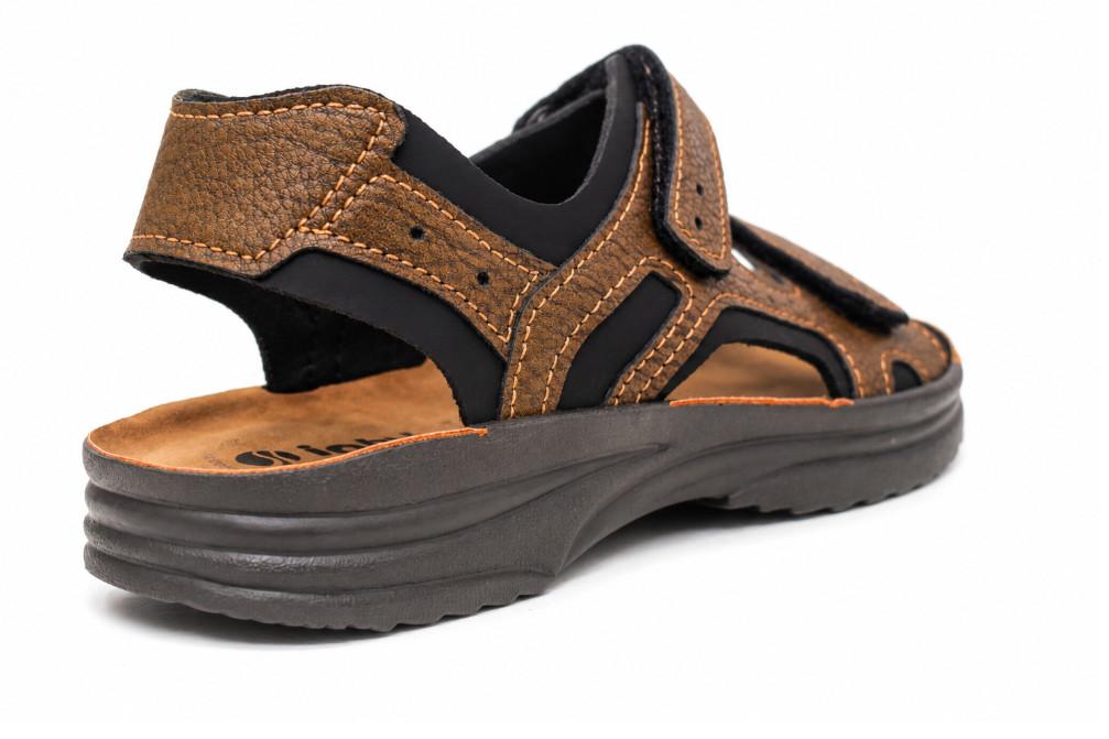 Sandalia Deportiva Hombre Inblu RY000029 Marrón con Cierre Ajustable