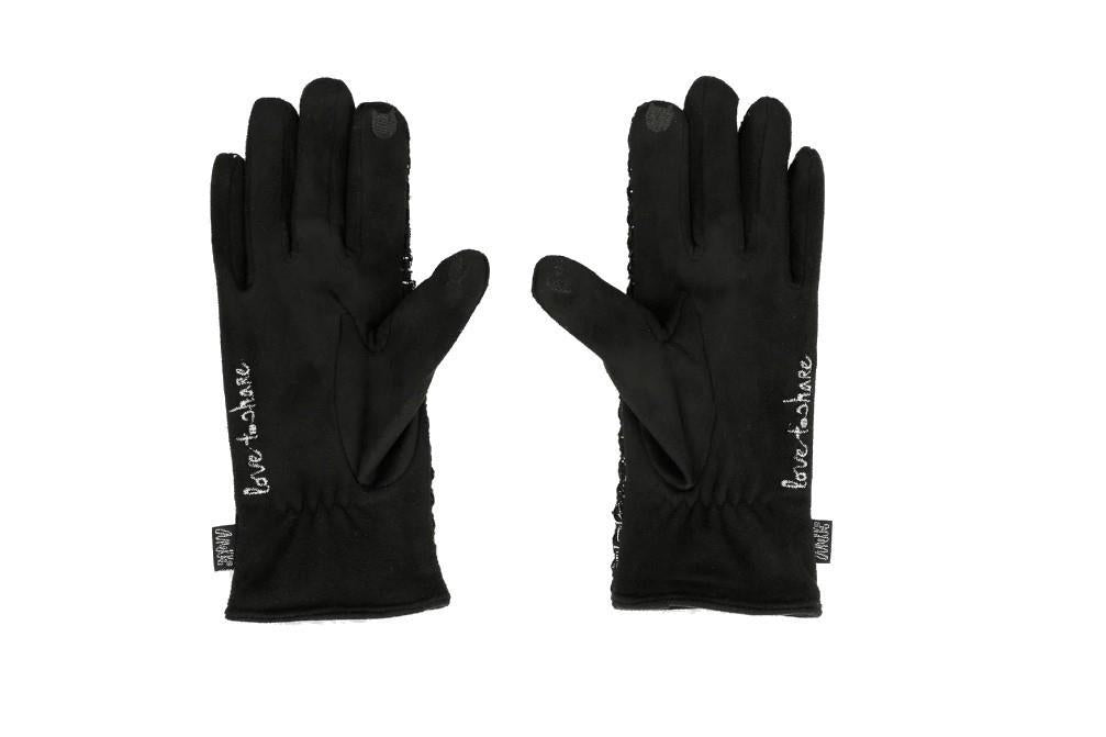 Guantes de punto Anekke 41482-041 en negro