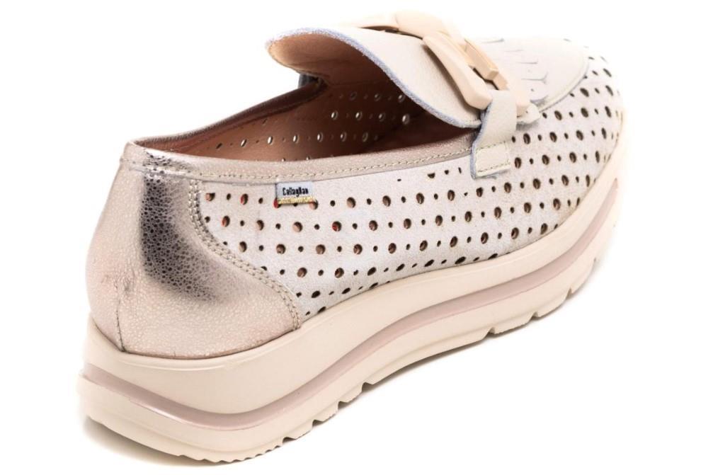 Mocasín Callaghan 40732 Pesca en marfil para mujer