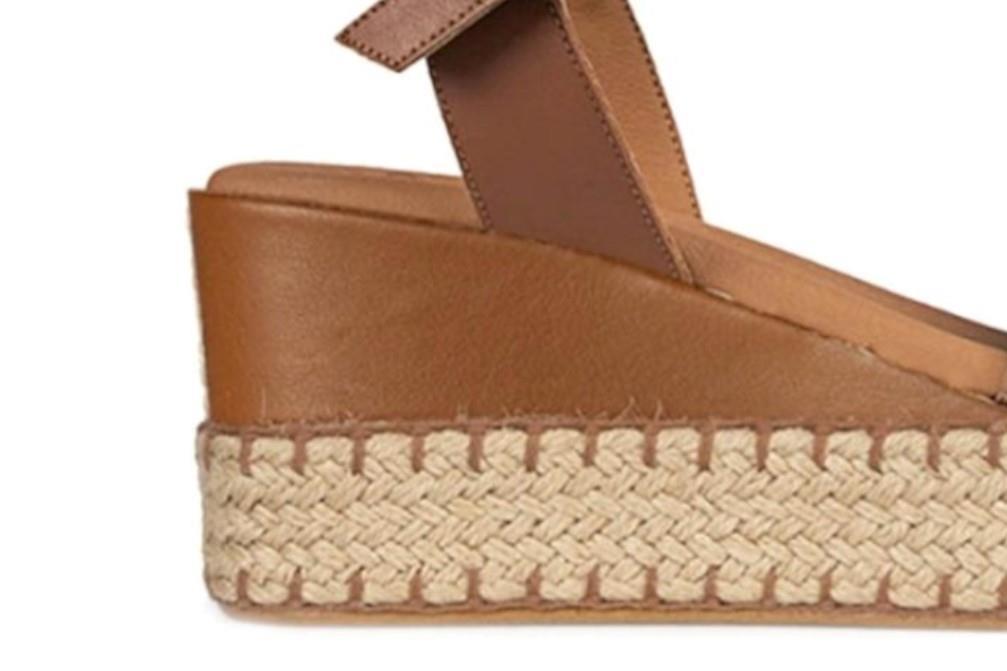 Sandalias con cuña Popa Arambol Galeria en cuero para mujer