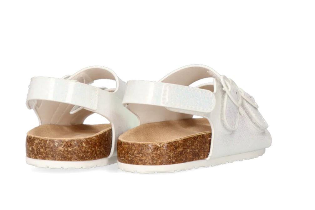 Sandalias planas Etika SAMOQUEIRA para niñas en blanco