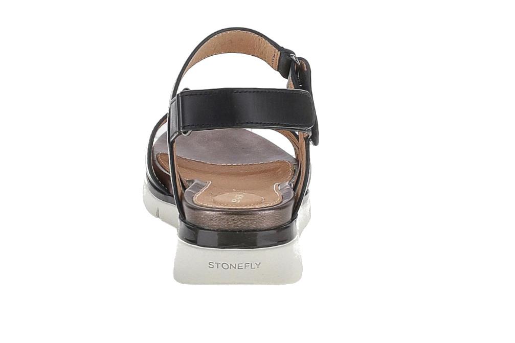Sandalias planas Stonefly 223657 Elody 24 en negro para mujer