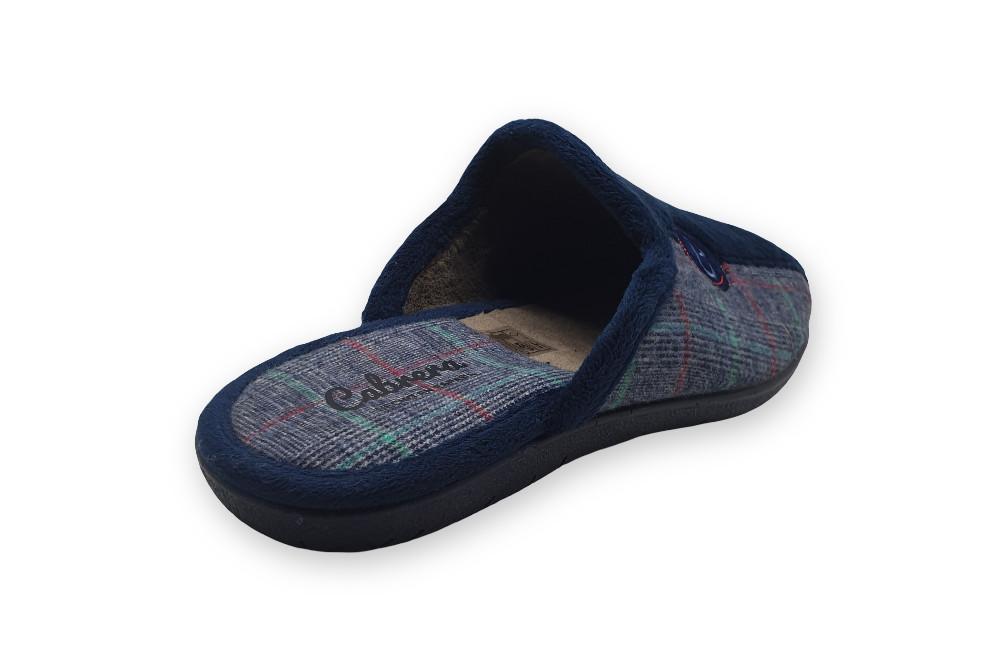 Zapatillas de casa Cabrera 9671 BRITISH en azul marino