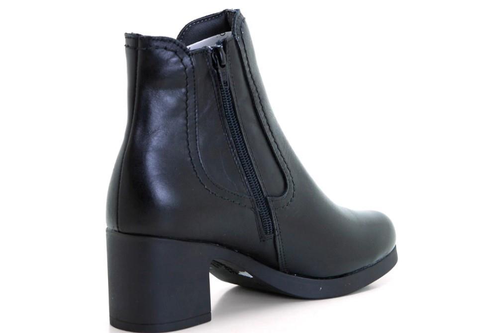 Botines de tacón Pitillos 30107 en negro