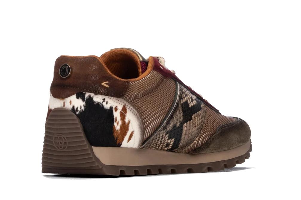 Zapatillas deportivas planas de piel para mujer Carmela 164237 multicolor