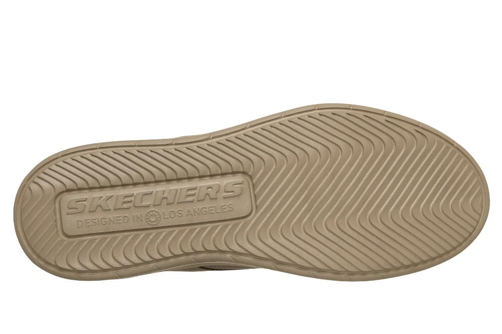 Zapato Deportivo Hombre Skechers Slip-Ins Hyland Justino Taupe | Lona, Memory Foam™ y Memory Arch