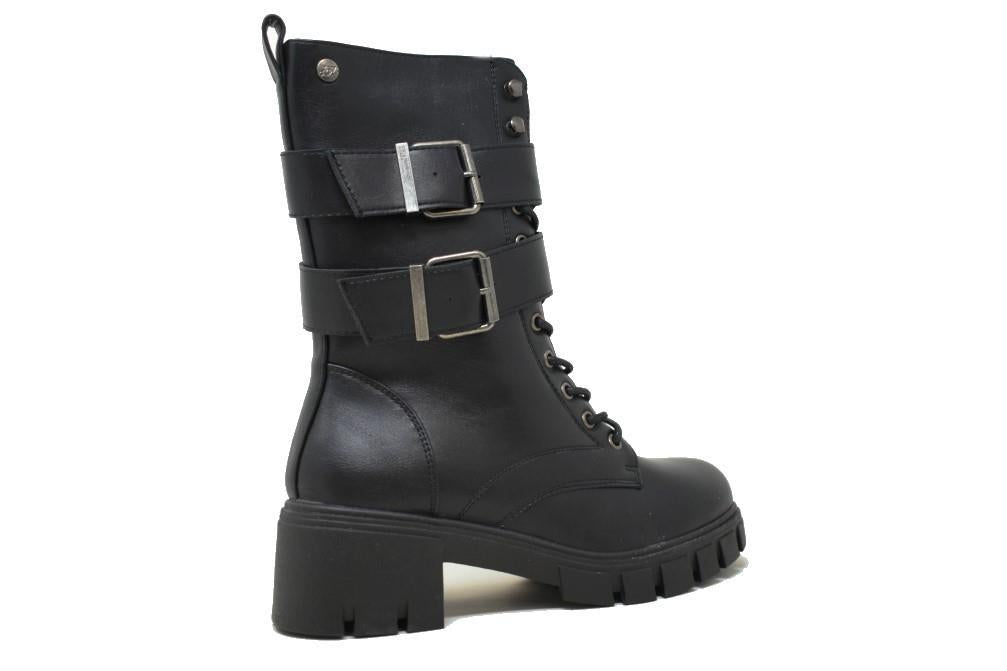 Botines militares Isteria 21241 en negro para mujer