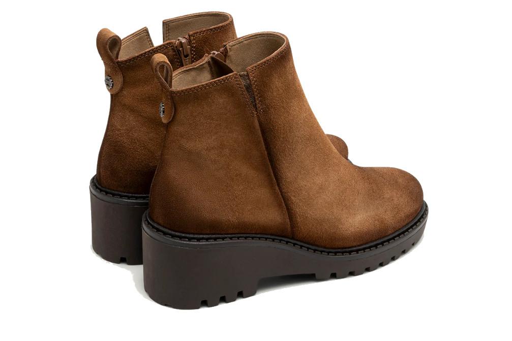 Botines de piel cómodos Porronet Elisa 4733-020 en cuero
