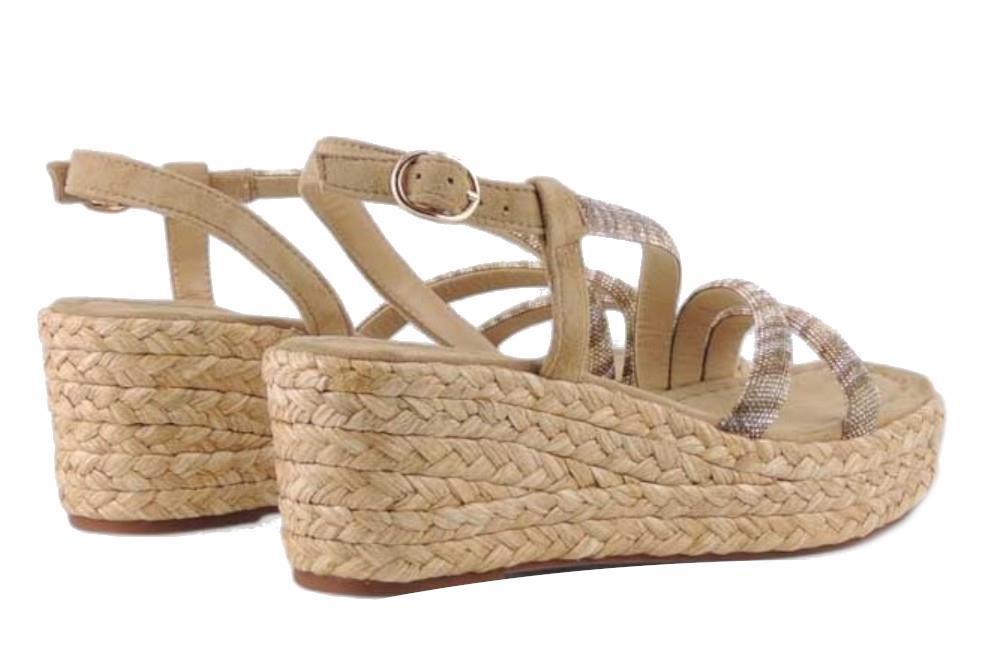 Sandalias con cuña Alma en Pena V2551455 en sand para mujer