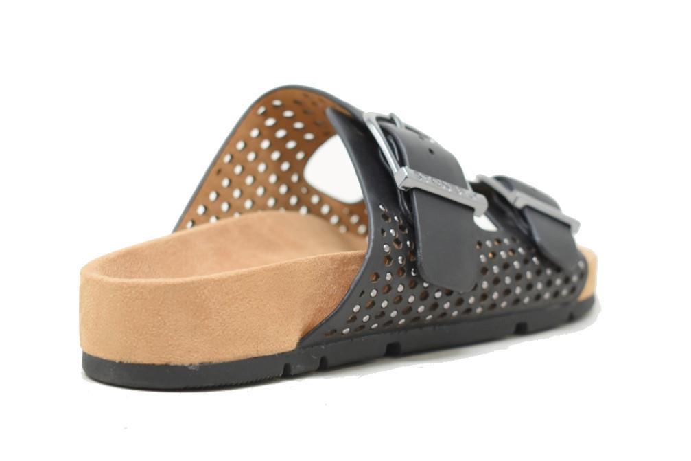 Sandalias planas Stonefly SIBIL W4 en negro para mujer