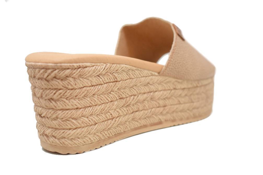 Zuecos con Cuña Mega 311 en taupe para mujer