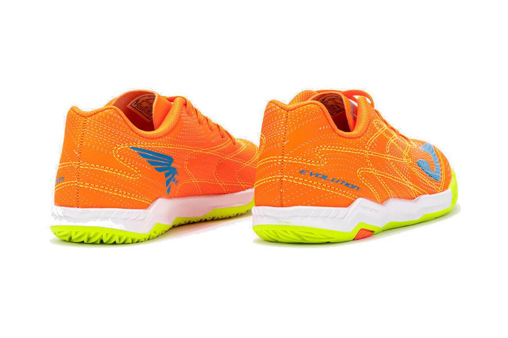 Zapatillas de fútbol sala Joma Evolution Jr 26 naranjas para niños