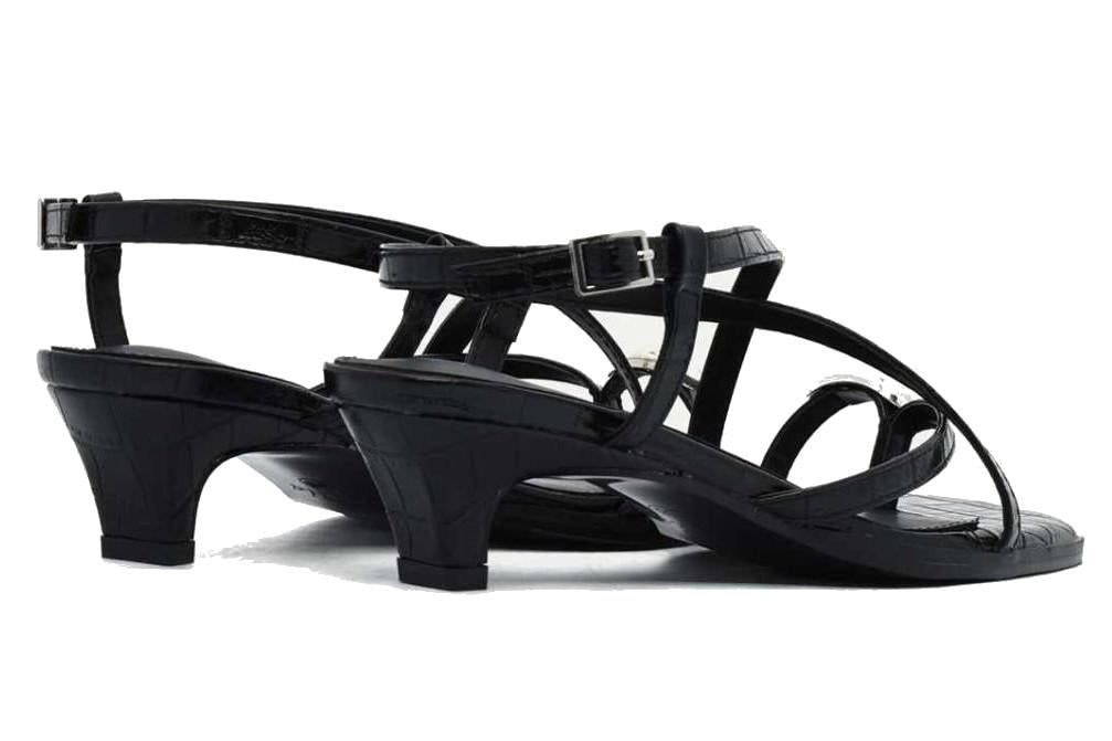 Sandalia de tacón bedio ISTERIA 1094 Negro para mujer | Elegancia y Comodidad para el Día a Día