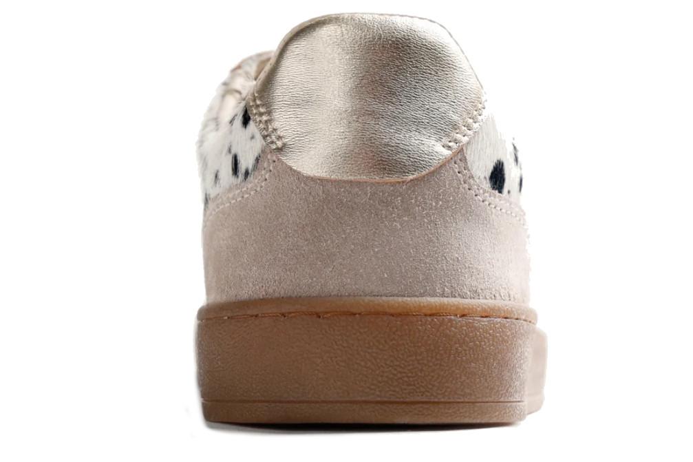 Zapatillas deportivas Gioseppo 80298 de Piel Animal Print en beige para mujer