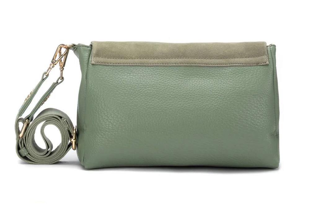 Bolso Bandolera Mujer Carmela 186201 Caqui – Serraje Natural y Estilo Diario