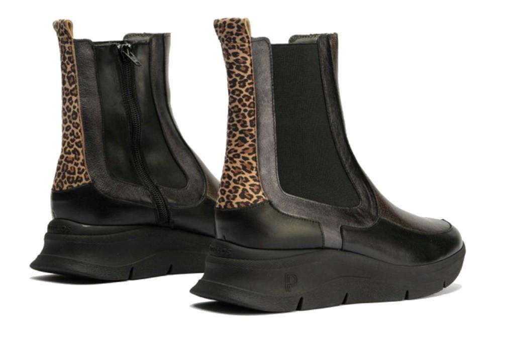 Botines Chelsey Pitillos 10755 de color negro