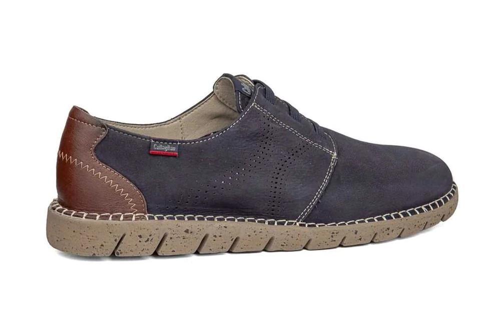 Zapatos con cordones Callaghan 43200 Viz en azul marino para hombre
