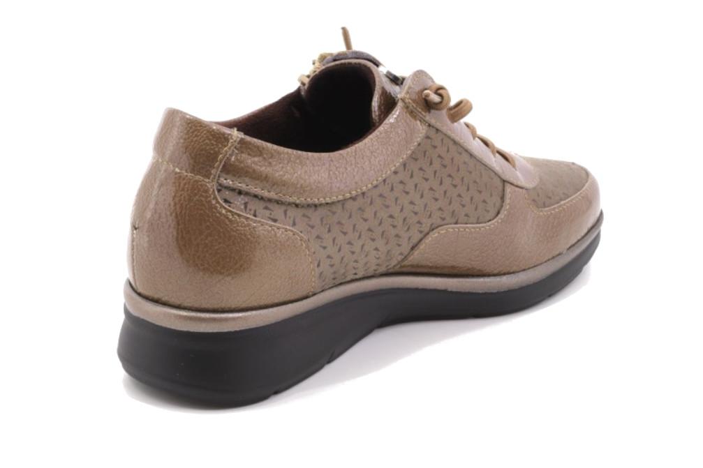 Zapatillas deportivas Casual Pitillos 11501 Topo Marrón Mujer – Zapatos Cómodos