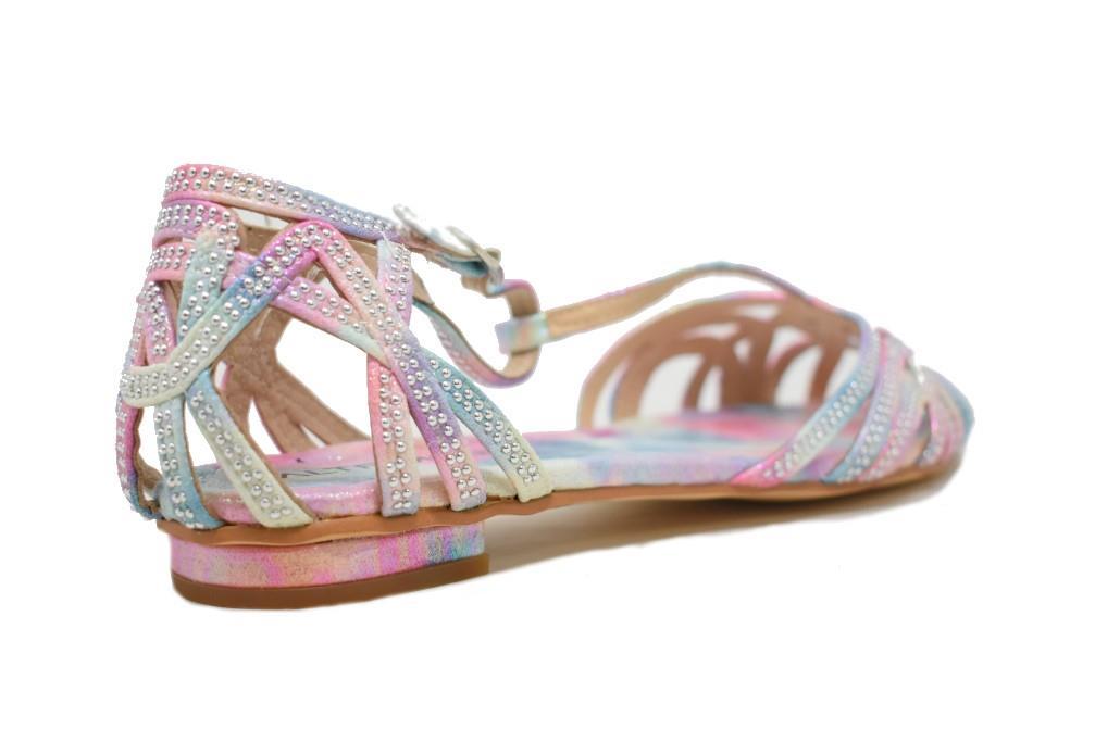 Sandalias planas cangrejeras V24T5165 HAWAII en multicolor