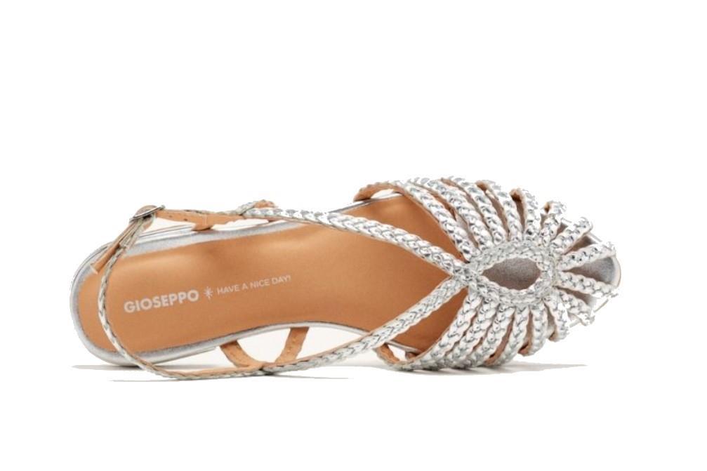 Bailarinas abiertas Gioseppo HINGHAM 75440 en plata para mujer