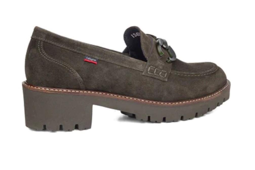 Mocasines Callaghan 13450 Freestyle en verde para mujer
