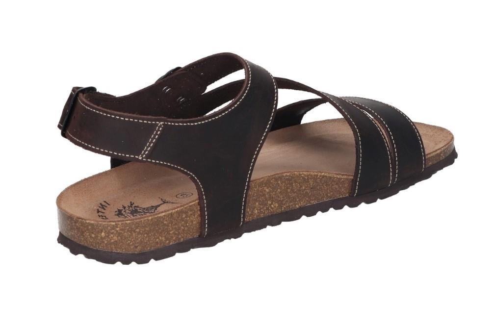 Sandalias planas Inter Bios 9557 en moka para hombre