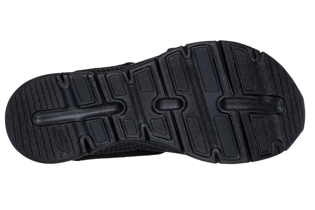 Sandalias deportivas Mujer Skechers Arch Fit 119458 Negro | Plataforma Confort y Soporte Plantar