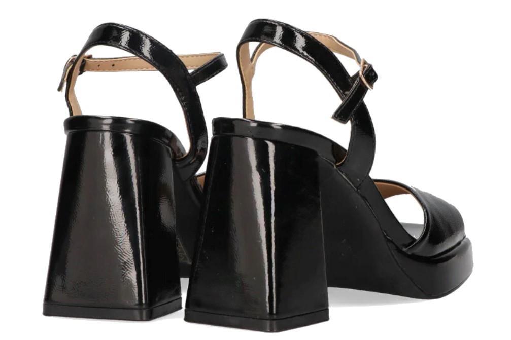 Sandalias de tacón Etila BETLEM 90006 en negro para mujer