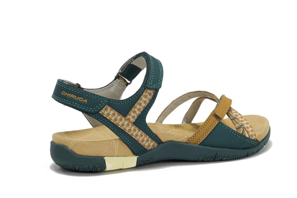 Sandalias Deportivas Chiruca Valencia 14 Verde Mujer | Cómodas, Ligeras y Transpirables para Caminar y Senderismo